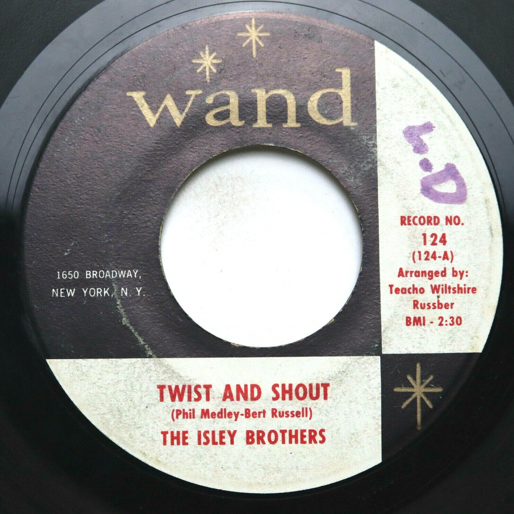 ISLEY BROTHERS - TWIST AND SHOUT/ THE SPANISH TWIST - SOUL 45